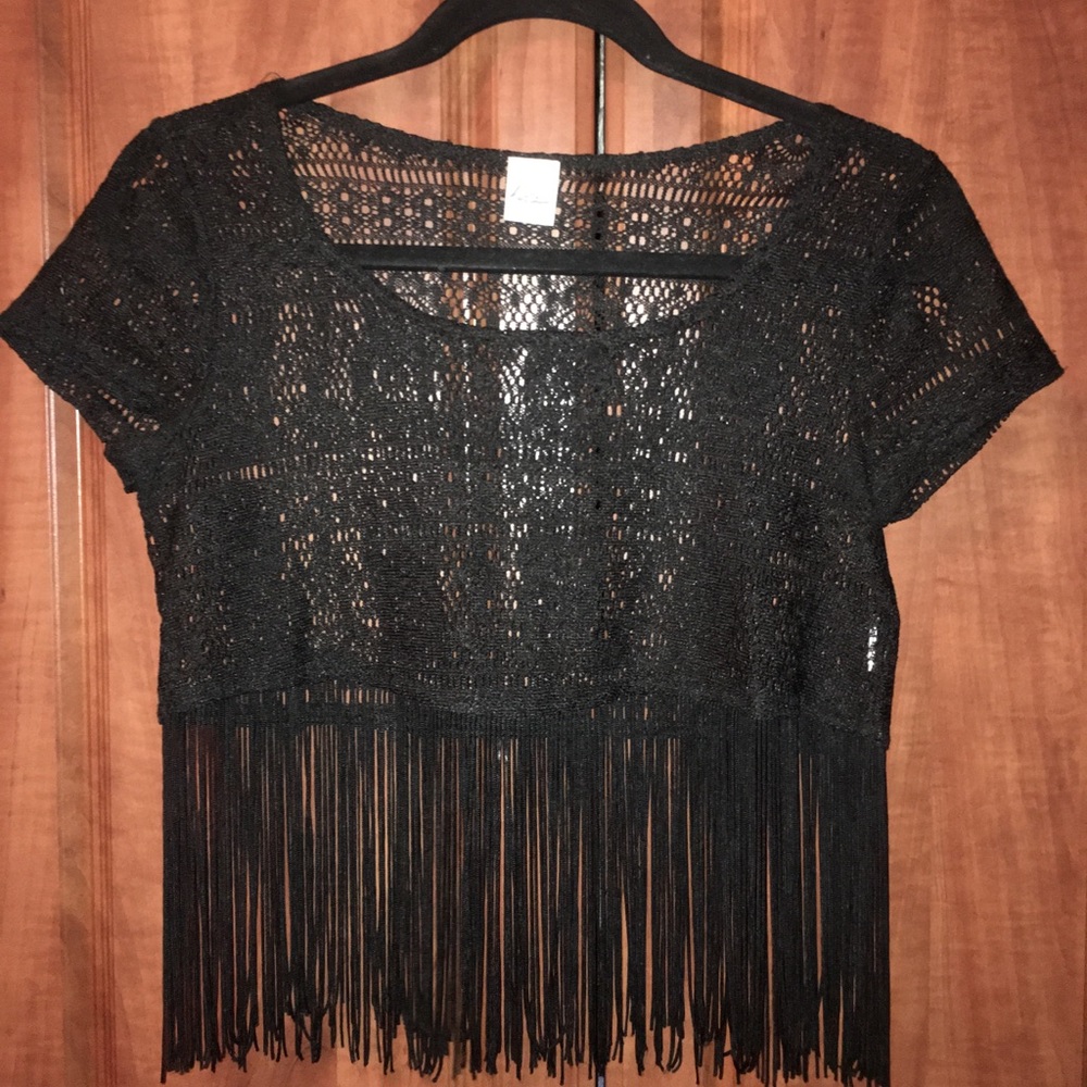 Back to the olden days! Fringe top-yet very modern